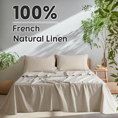 French Flax Natural Linen Sheets